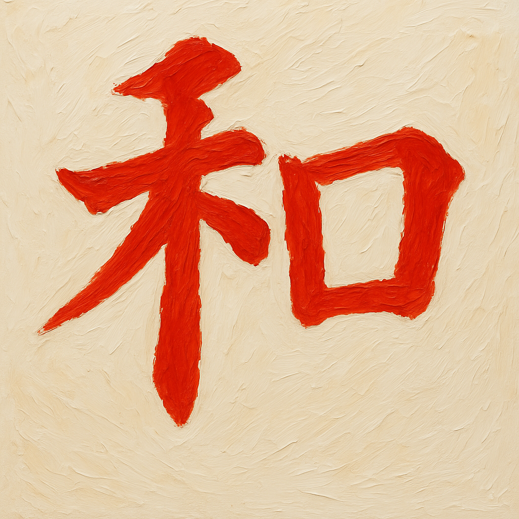 和 Impasto Kanji - Harmony