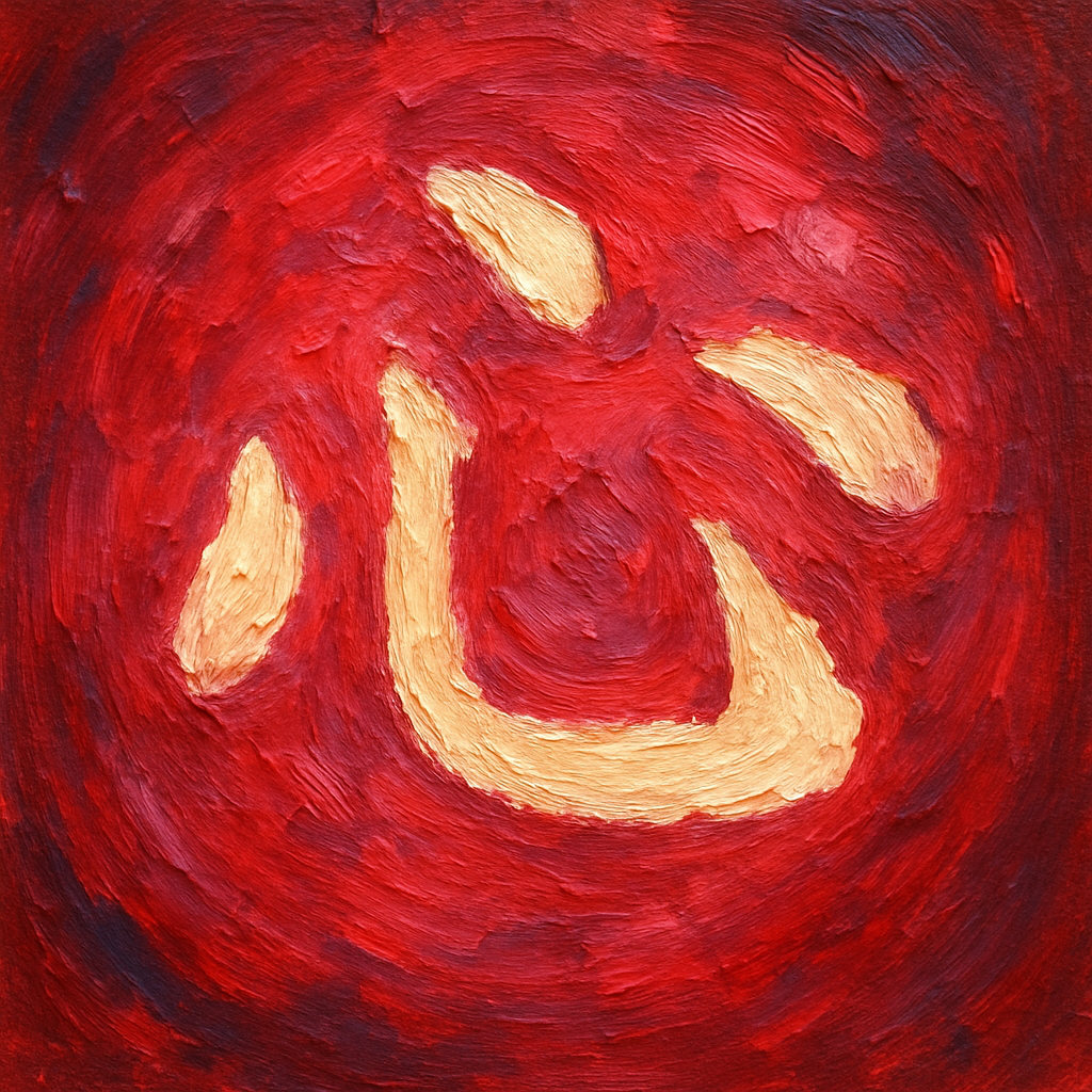 心 Impasto Kanji - Heart