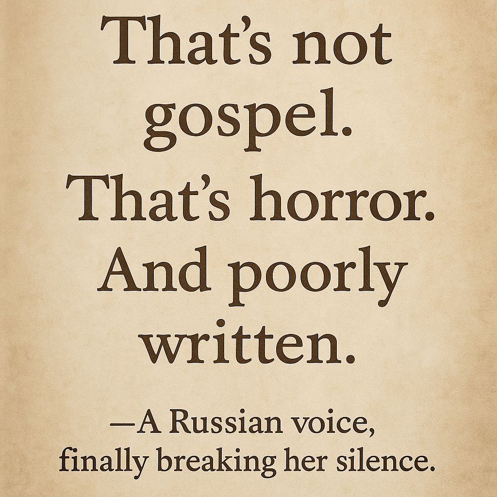 Not Gospel Quote Poster