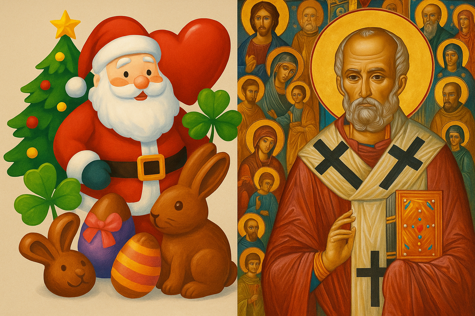 Holiday Contrast - Cultural vs Sacred