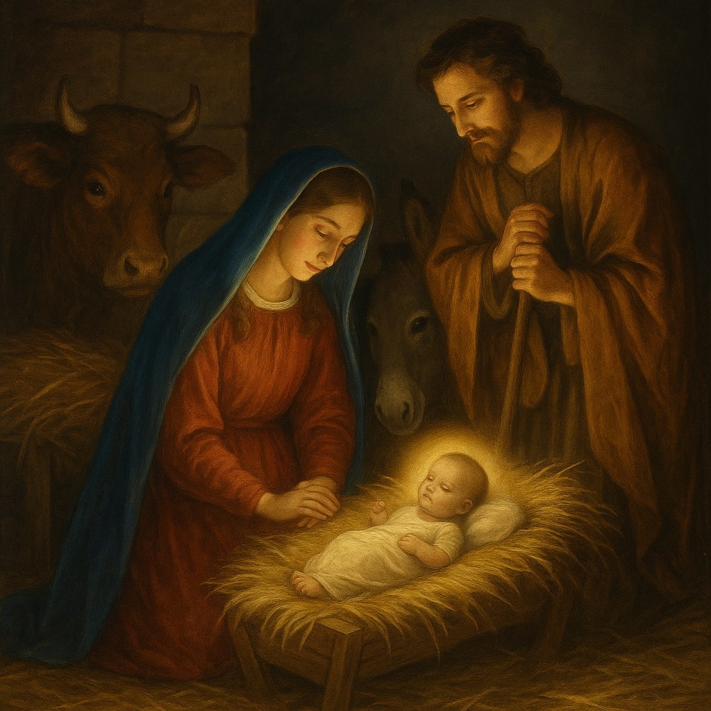 Traditional Nativity Scene